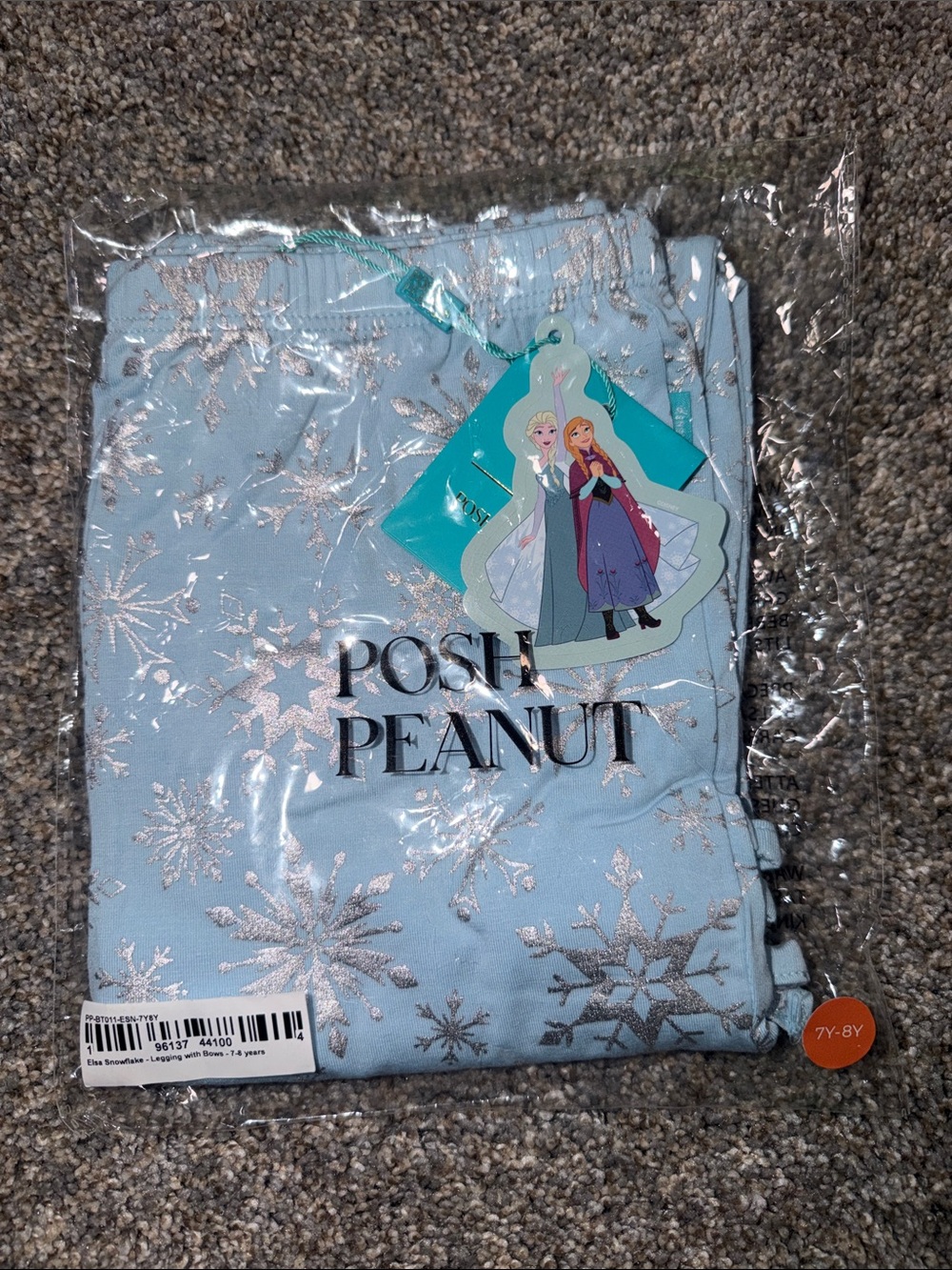 Posh Peanut X Frozen Elsa Snowflake Legging with Bows
